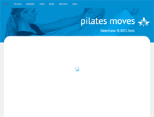 Tablet Screenshot of pilatesmoves.ch